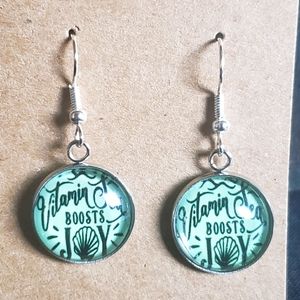 16mm dangle stud- vitamin SEA